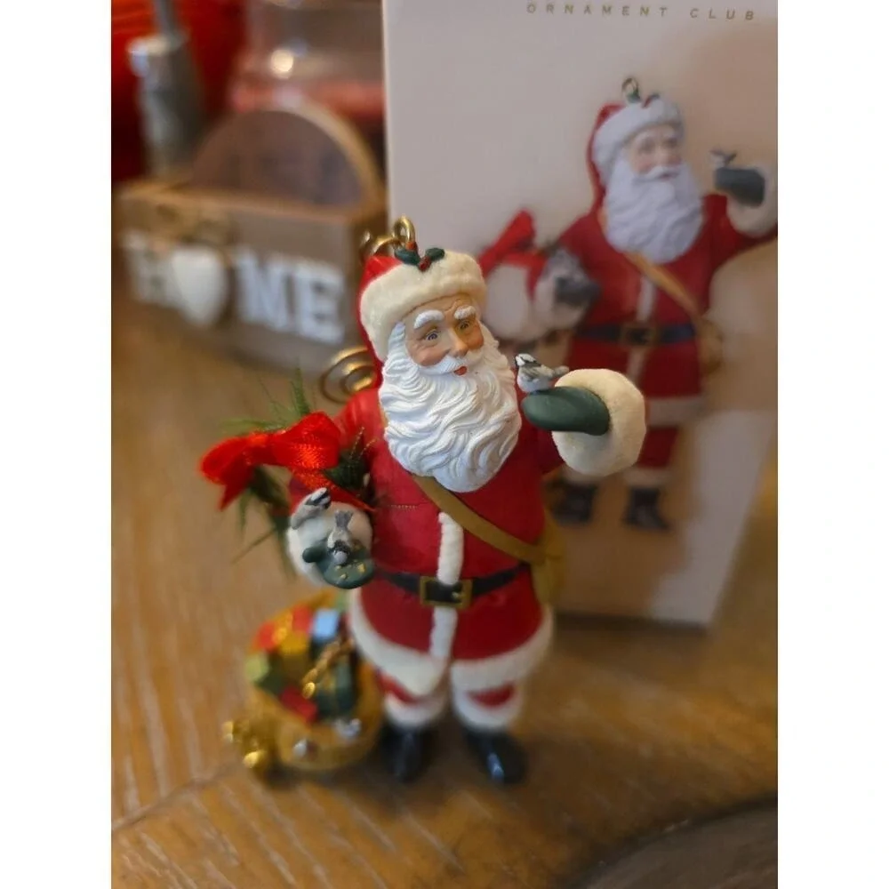 Hallmark‎ Keepsake Club Santa's Visit Christmas Ornament - NIB